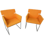 2x Vintage Design ‘key-s’ Fauteuils – Arnold Merckx – Artifort thumbnail 1