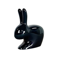 Qeeboo Rabbit Chair Black Pearl Special Edition