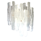Vintage Space Age Ice Glass Sconce, Ice Lamp, Sputnik, 1960S Lucite Sputnik Era Wall Light Lamp thumbnail 1