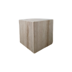 Vintage Italy 70 'S Travertine Cube Table thumbnail 1