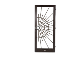 Vintage Doors With Brutalist Fixture, 1980’S