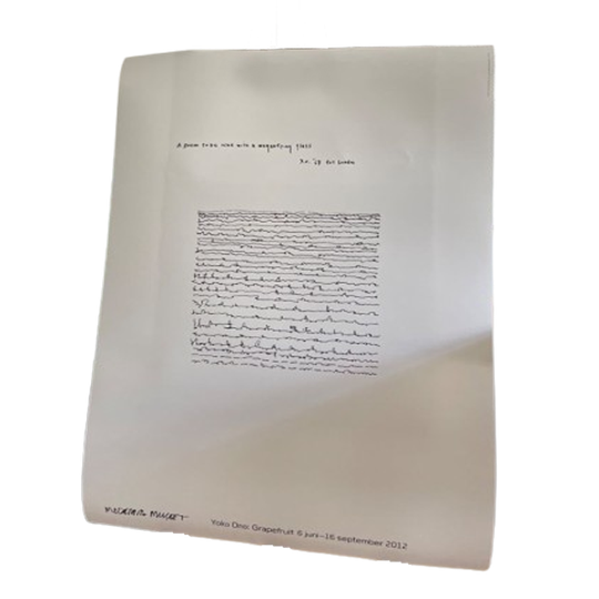 Yoko Ono, A Poem To Be Read With A Magnifying.. 1
