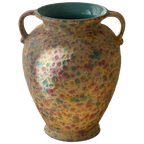 Vintage 1970S Pastel Pottery Vase thumbnail 1