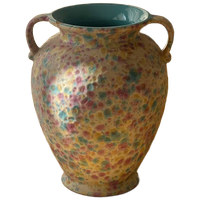 Vintage 1970S Pastel Pottery Vase