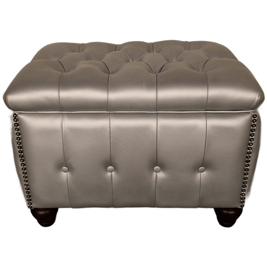 Boxstool – Zilver 1