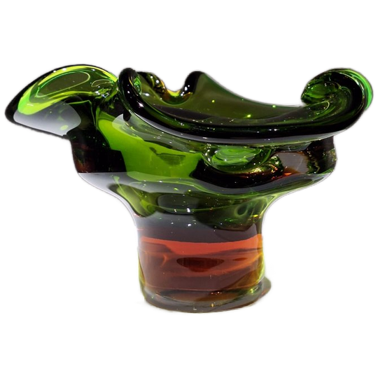 Glass Bowl By F Zemek 1960S 1