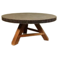 Vintage Brutalist Salontafel, Rond