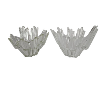 Revontulet - Ice Glass Bowl - 'Nothern Lights' - Tauno Wirkkala Voor Humppila - Finland - 1970'S