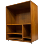Vintage Dyrlund Tv Audio Meubel Lp Kast Teak Design thumbnail 1