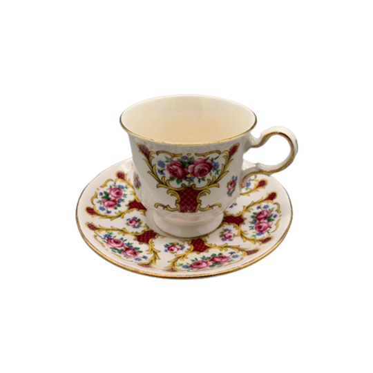 Queen Anne Bone China Kop En Schotel 1