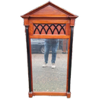 Klassieke Empire Stijl Spiegel Afm. 66 En 127cm Hoog. thumbnail 1