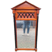 Klassieke Empire Stijl Spiegel Afm. 66 En 127cm Hoog.