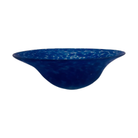 Mondgeblazen Blauwe Schaal