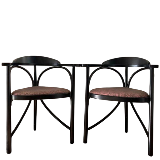 2 X Thonet 91 Triangle Chair By Michael Thonet 1