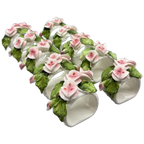 Set Servetringen Rozen Porselein 10 Stuks thumbnail 1