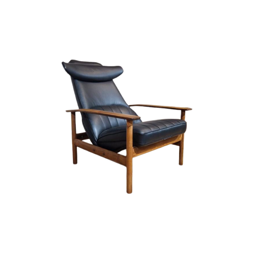 60S Sven Ivar Dysthe - Lounge Fauteuil - Zwart -Dokka Møbler