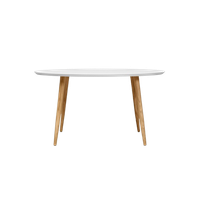 Sofacompany Salontafel Hubert Wit Eiken Ø 90Cm