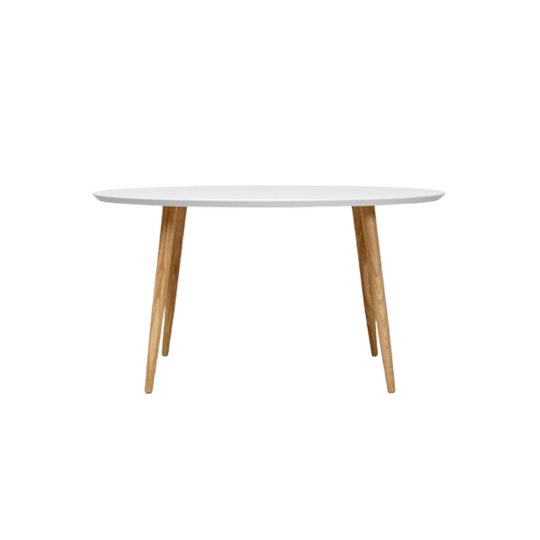 Sofacompany Salontafel Hubert Wit Eiken Ø 90cm 1