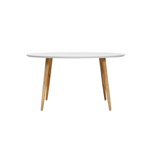 Sofacompany Salontafel Hubert Wit Eiken Ø 90Cm