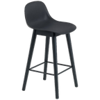 Muuto / Fiber Counter Stool / Wood / Black thumbnail 1