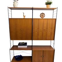 Vintage Modulair Vrijstaand Wandsysteem Whb
