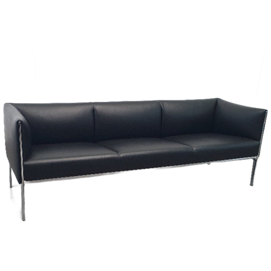 Asienta Design Bank 3z Zwart Leder Wilkhahn Jehs & Laub 2019 1
