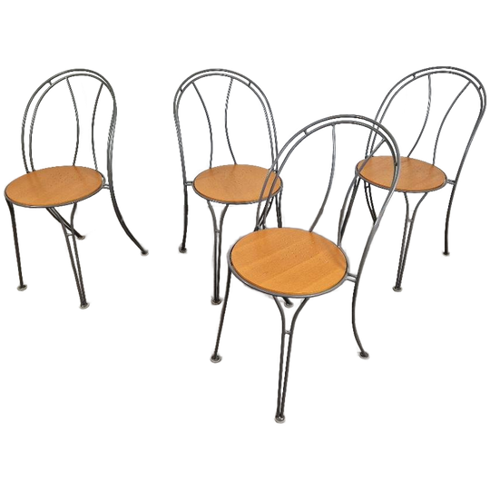 Vintage IKEA Pajala Stoelen | Set Van 4 1