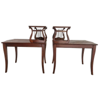 Klassiek Art Nouveau Jugendstil Harp Bijzettafeltjes