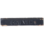 Antieke Gevel Steen Brieven Steen Reclame Brievenbus thumbnail 1