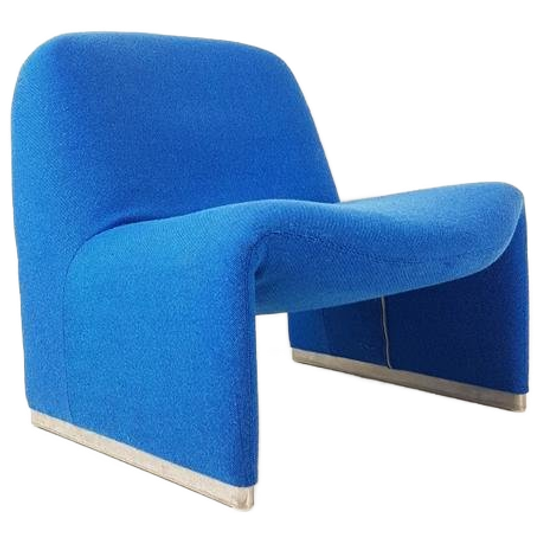 Vintage Alky Fauteuil Blauw | Artifort Blauwe Alky Zgan 1