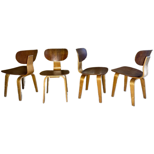 4x Pastoe Stoelen Sb02 Van Cees Braakman 1