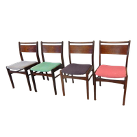 Vintage Stoel Eetkamerstoel Jaren 60 Stoelen Teakhout