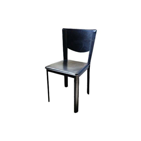 Set Of 4 Design Chairs By Enrico Pellizzoni, 1989 / Model Alex 1