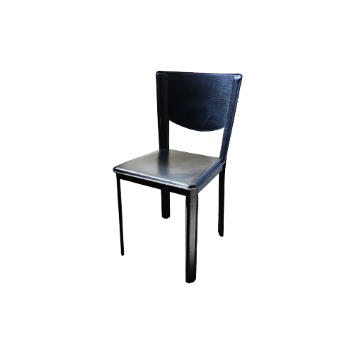Set Of 4 Design Chairs By Enrico Pellizzoni, 1989 / Model Alex