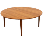 A. Mikael Laursen Xxl Salontafel Tafel 'bybjerg' Vintage Teak Deens thumbnail 1