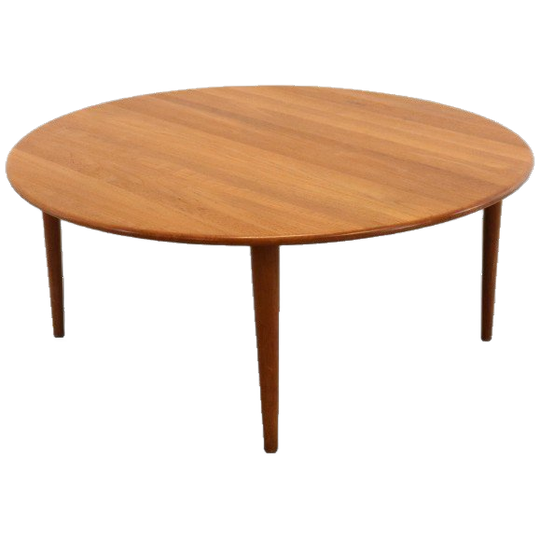 A. Mikael Laursen Xxl Salontafel Tafel 'bybjerg' Vintage Teak Deens 1