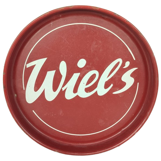 Emaille Dienblad Wiel's 1