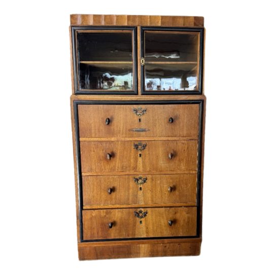 Vintage Ladenkast Met Vitrine, Reliving 1