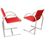 2 Vintage Cirkel Eetkamerstoelen, Metaform, Postmodern thumbnail 1