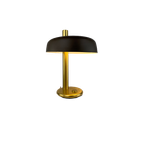 Brown And Gold Desk Lamp 7603 By Heinz F.W. Stahl For Hillebrand 1970 thumbnail 1