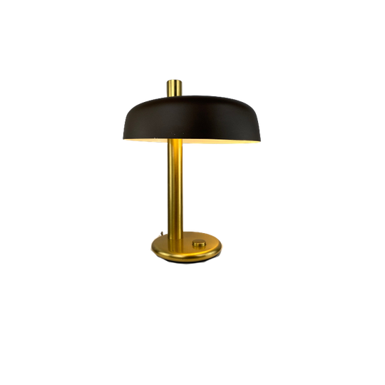 Brown And Gold Desk Lamp 7603 By Heinz F.w. Stahl For Hillebrand 1970 1