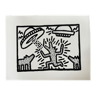 Keith Haring Untitled, 1982 Dogs With Ufo’s Licensed By Artestar, New York