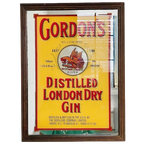 Vintage Gordon’s London Dry Gin Spiegel Jaren 70 thumbnail 1