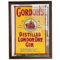 Vintage Gordon’s London Dry Gin Spiegel Jaren 70