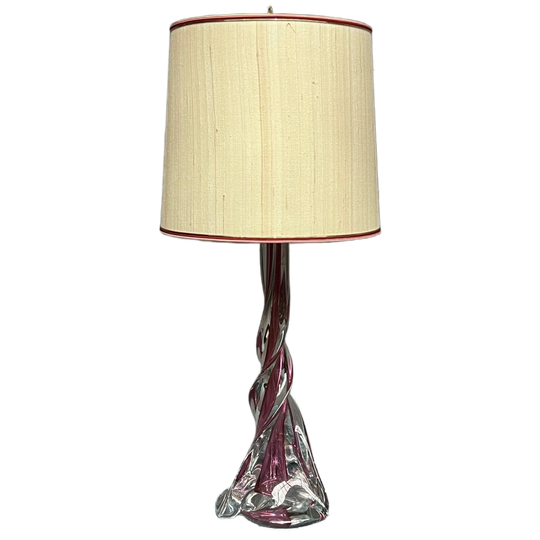 Grote Lamp Van Massief Val Saint Lambert-kristal. 1