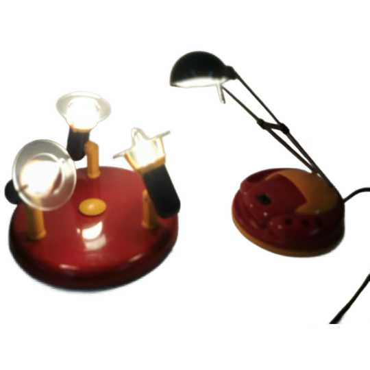 Set Massive Memphis Milano Style Plafondlamp En Bureaulamp 1