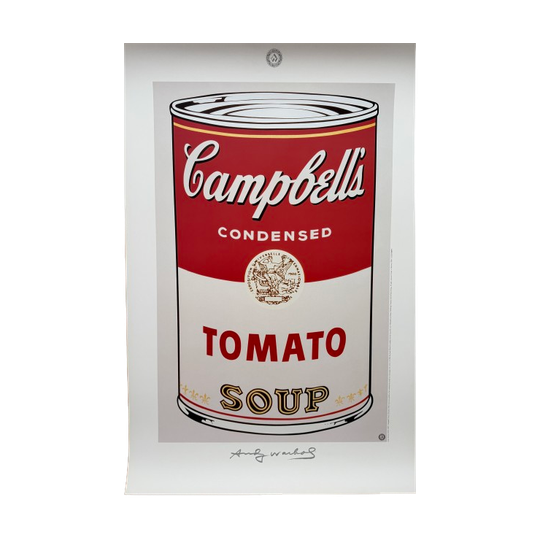 Andy Warhol (1928-1987), Campbell's Soup I ( Tomato), 1968, Copyright 1996 The Andy Warhol Foundation For The Visual Arts, Inc..., Printed In Germany 1