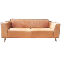 Stoere Leren Bank – Mountain Alp 2,5-zits Lichte Camel Kleur