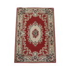 Overwegend Rood/beige En Groen Vloerkleed Oosters Motief 267x180cm thumbnail 1