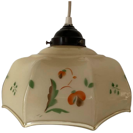 Vintage Art Deco Hanglamp - Frankrijk 1